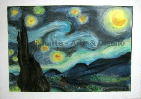 Adaptación de Noche Estrellada, Van Gogh. 2011